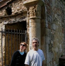 Brunetta e Riondino alla Abbadia a Conèo (16392 bytes)